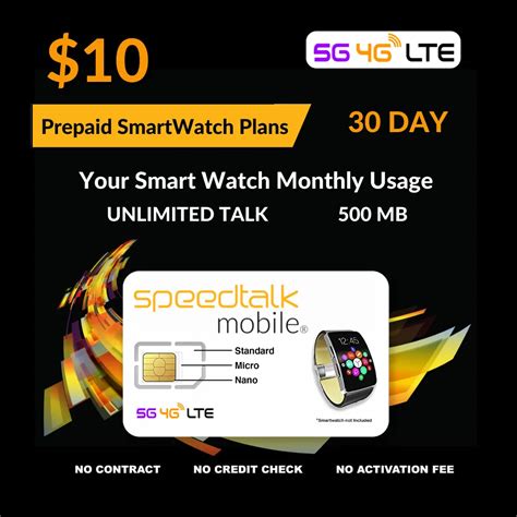 smart watch sim card plan|verizon prepaid smartwatch plans.